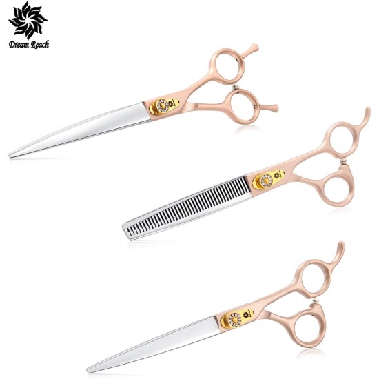 Dream Reach Professional Japan 440C Pet Grooming Scissors 7inch (17.8 cm) and Set Dream Reach Professional Japan 440C Pet Grooming Scissors 7inch (17.8 cm) and Set