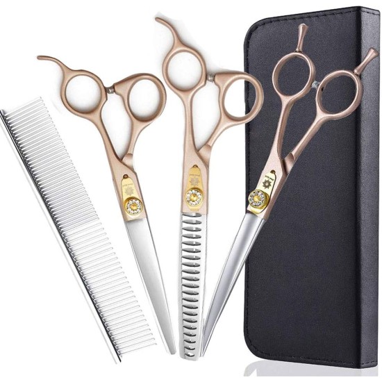 Dream Reach Professional Japan 440C Pet Grooming Scissors 7inch (17.8 cm) and Set Dream Reach Professional Japan 440C Pet Grooming Scissors 7inch (17.8 cm) and Set