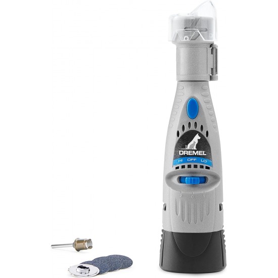 Dremel Pet Nail Care 7020-PGK (4 x AA Batteries, 4 x Sanding Discs in Box) + Dremel 2615PG10AC Sanding Disc SD60 10 Pieces for Pet Nail Care 7020-PGK SD60-PGK Nail Care, 7020-PGK Dremel Pet Nail Care 7020-PGK (4 x AA Batteries, 4 x Sanding Discs in Box) + Dremel 2615PG10AC Sanding Disc SD60 10 Pieces for Pet Nail Care 7020-PGK SD60-PGK Nail Care, 7020-PGK