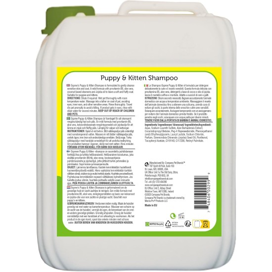Espree Classic Care Puppy Tearless Shampoo, 355 ml Espree Classic Care Puppy Tearless Shampoo, 355 ml