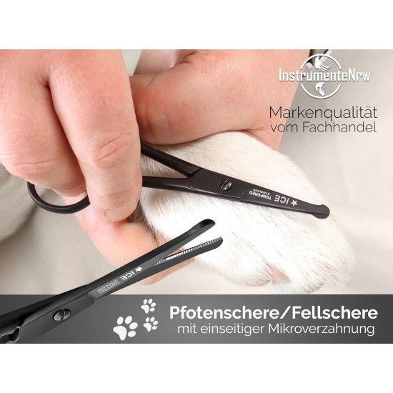 Exclusive Dog Grooming Scissors in Black 10.16 cm 4 Inches Exclusive Dog Grooming Scissors in Black 10.16 cm 4 Inches
