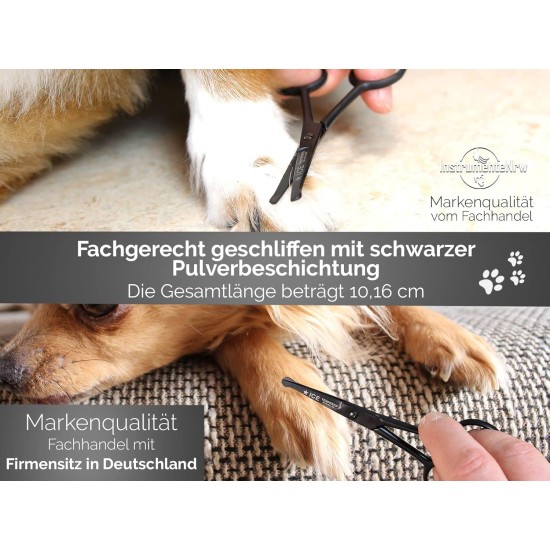 Exclusive Dog Grooming Scissors in Black 10.16 cm 4 Inches Exclusive Dog Grooming Scissors in Black 10.16 cm 4 Inches