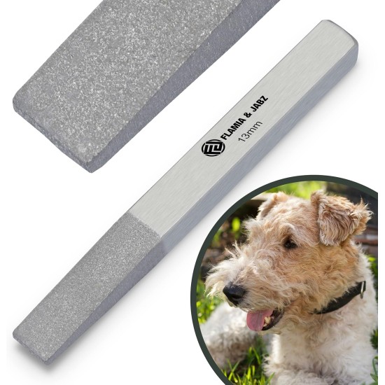 FLAMIA & JABZ Metal Stones & Nail File for Dogs, Cats and Pets (13mm) FLAMIA & JABZ Metal Stones & Nail File for Dogs, Cats and Pets (13mm)