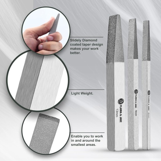 FLAMIA & JABZ Metal Stones & Nail File for Dogs, Cats and Pets (13mm) FLAMIA & JABZ Metal Stones & Nail File for Dogs, Cats and Pets (13mm)