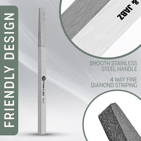 FLAMIA & JABZ Metal Stones & Nail File for Dogs, Cats and Pets (13mm) FLAMIA & JABZ Metal Stones & Nail File for Dogs, Cats and Pets (13mm)