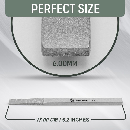 FLAMIA & JABZ Metal Stones & Nail File for Dogs, Cats and Pets (13mm) FLAMIA & JABZ Metal Stones & Nail File for Dogs, Cats and Pets (13mm)