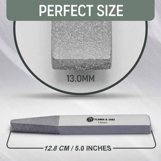 FLAMIA & JABZ Metal Stones & Nail File for Dogs, Cats and Pets (13mm) FLAMIA & JABZ Metal Stones & Nail File for Dogs, Cats and Pets (13mm)