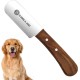 FLAMIA & JABZ Professional Dog Grooming Hand Stripping Knife, Wire Stripping Knife, Red Meranti Wood Handle, Non-Slip Handle with Stainless Steel Blade (3 Pieces, Right Hand) FLAMIA & JABZ Professional Dog Grooming Hand Stripping Knife, Wire Stripping Knife, Red Meranti Wood Handle, Non-Slip Handle with Stainless Steel Blade (3 Pieces, Right Hand)
