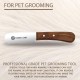 FLAMIA & JABZ Professional Dog Grooming Hand Stripping Knife, Wire Stripping Knife, Red Meranti Wood Handle, Non-Slip Handle with Stainless Steel Blade (3 Pieces, Right Hand) FLAMIA & JABZ Professional Dog Grooming Hand Stripping Knife, Wire Stripping Knife, Red Meranti Wood Handle, Non-Slip Handle with Stainless Steel Blade (3 Pieces, Right Hand)