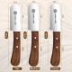 FLAMIA & JABZ Professional Dog Grooming Hand Stripping Knife, Wire Stripping Knife, Red Meranti Wood Handle, Non-Slip Handle with Stainless Steel Blade (3 Pieces, Right Hand) FLAMIA & JABZ Professional Dog Grooming Hand Stripping Knife, Wire Stripping Knife, Red Meranti Wood Handle, Non-Slip Handle with Stainless Steel Blade (3 Pieces, Right Hand)