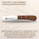 FLAMIA & JABZ Professional Dog Grooming Hand Stripping Knife, Wire Stripping Knife, Red Meranti Wood Handle, Non-Slip Handle with Stainless Steel Blade (3 Pieces, Right Hand) FLAMIA & JABZ Professional Dog Grooming Hand Stripping Knife, Wire Stripping Knife, Red Meranti Wood Handle, Non-Slip Handle with Stainless Steel Blade (3 Pieces, Right Hand)
