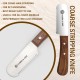 FLAMIA & JABZ Professional Dog Grooming Hand Stripping Knife, Wire Stripping Knife, Red Meranti Wood Handle, Non-Slip Handle with Stainless Steel Blade (3 Pieces, Right Hand) FLAMIA & JABZ Professional Dog Grooming Hand Stripping Knife, Wire Stripping Knife, Red Meranti Wood Handle, Non-Slip Handle with Stainless Steel Blade (3 Pieces, Right Hand)