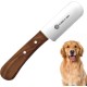 FLAMIA & JABZ Professional Dog Grooming Hand Stripping Knife, Wire Stripping Knife, Red Meranti Wood Handle, Non-Slip Handle with Stainless Steel Blade (3 Pieces, Right Hand) FLAMIA & JABZ Professional Dog Grooming Hand Stripping Knife, Wire Stripping Knife, Red Meranti Wood Handle, Non-Slip Handle with Stainless Steel Blade (3 Pieces, Right Hand)