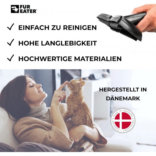 FUR-EEL Pet Hair Remover Attachment for Vacuum Cleaner, Removes Cat & Dog Hair, Sand & Lint, Universal Suitable for 32 & 35 mm, for Car, Upholstery & Home, Scratch-Free & Effective FUR-EEL Pet Hair Remover Attachment for Vacuum Cleaner, Removes Cat & Dog Hair, Sand & Lint, Universal Suitable for 32 & 35 mm, for Car, Upholstery & Home, Scratch-Free & Effective
