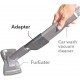 FUR-EEL Pet Hair Remover Attachment for Vacuum Cleaner, Removes Cat & Dog Hair, Sand & Lint, Universal Suitable for 32 & 35 mm, for Car, Upholstery & Home, Scratch-Free & Effective FUR-EEL Pet Hair Remover Attachment for Vacuum Cleaner, Removes Cat & Dog Hair, Sand & Lint, Universal Suitable for 32 & 35 mm, for Car, Upholstery & Home, Scratch-Free & Effective