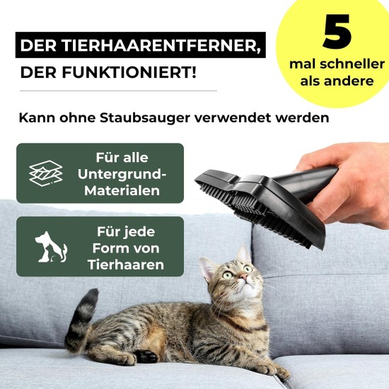 FUR-EEL Vacuum Cleaner Attachment for Pet Hair, Pet Hair Remover, Cats & Dogs, Removes Hair from Pets, Sand, Lint, Cat Hair Remover, Dog Hair Remover, for Home and Car FUR-EEL Vacuum Cleaner Attachment for Pet Hair, Pet Hair Remover, Cats & Dogs, Removes Hair from Pets, Sand, Lint, Cat Hair Remover, Dog Hair Remover, for Home and Car