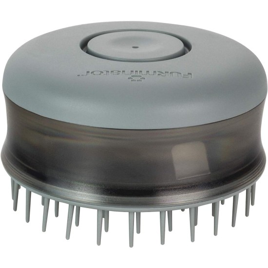 FURminator Shampoo Brush for Dogs and Cats - Shampoo Fillable Massage and Bath Brush for Shiny Coat