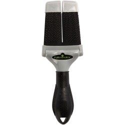 FURminator Slicker Brush Size S - Small Brush with Gentle Stainless Steel Bristles for Cats, Small Dogs, Puppies and Kittens FURminator Slicker Brush Size S - Small Brush with Gentle Stainless Steel Bristles for Cats, Small Dogs, Puppies and Kittens
