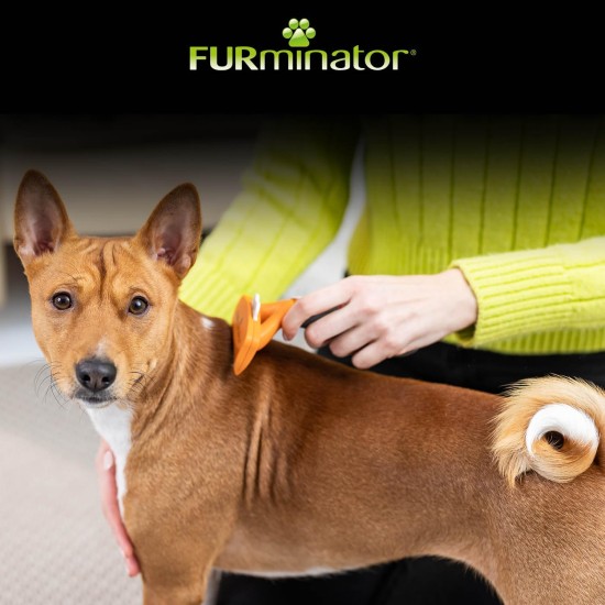 FURminator de-shedding-Tool Dog Brush Size M for Medium Dogs for Removing Undercoat FURminator de-shedding-Tool Dog Brush Size M for Medium Dogs for Removing Undercoat