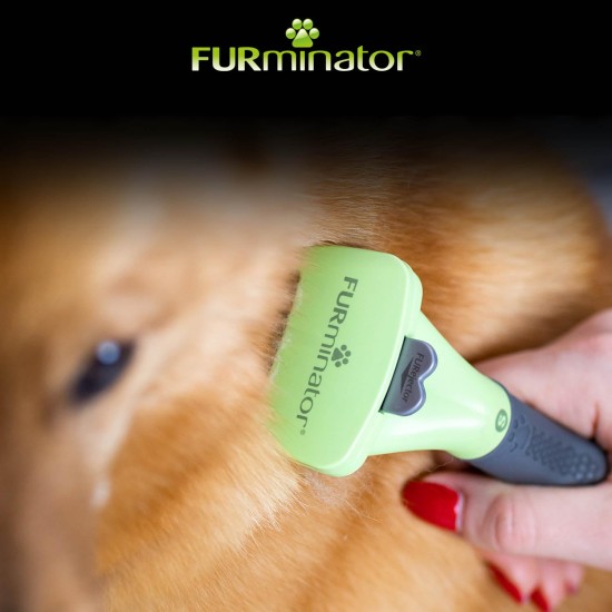 FURminator deShedding Tool Dog Size S - Dog Brush for Small Dogs for Removing Undercoat FURminator deShedding Tool Dog Size S - Dog Brush for Small Dogs for Removing Undercoat
