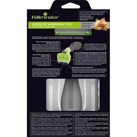FURminator deShedding Tool Dog Size S - Dog Brush for Small Dogs for Removing Undercoat FURminator deShedding Tool Dog Size S - Dog Brush for Small Dogs for Removing Undercoat