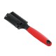 Ferplast Dog Comb with Razor, Integrated Blade, Dual Function Dual Function Plastic Teeth in Two Sizes, Non-Slip Handle Ferplast Dog Comb with Razor, Integrated Blade, Dual Function Dual Function Plastic Teeth in Two Sizes, Non-Slip Handle
