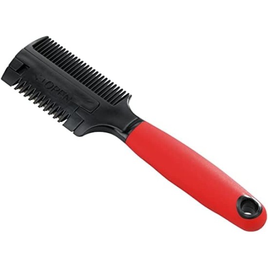 Ferplast Gro 5991 Dog Comb with Razor, 19.5 x 4.5 x 1.5 cm Ferplast Gro 5991 Dog Comb with Razor, 19.5 x 4.5 x 1.5 cm