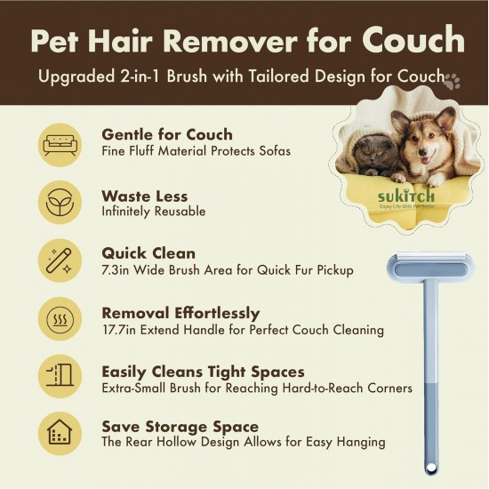 Fhintory Pet Hair Remover, Pet Hair Remover Brush Set, Cat Hair Remover, Reusable, Dog Hair Removal, Lint Brush Set for Carpets, Clothing, Scratching Posts and Sofas Fhintory Pet Hair Remover, Pet Hair Remover Brush Set, Cat Hair Remover, Reusable, Dog Hair Removal, Lint Brush Set for Carpets, Clothing, Scratching Posts and Sofas