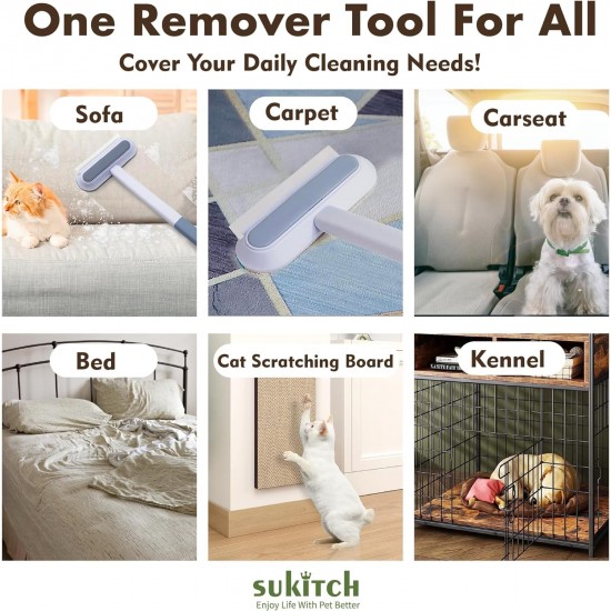 Fhintory Pet Hair Remover, Pet Hair Remover Brush Set, Cat Hair Remover, Reusable, Dog Hair Removal, Lint Brush Set for Carpets, Clothing, Scratching Posts and Sofas Fhintory Pet Hair Remover, Pet Hair Remover Brush Set, Cat Hair Remover, Reusable, Dog Hair Removal, Lint Brush Set for Carpets, Clothing, Scratching Posts and Sofas