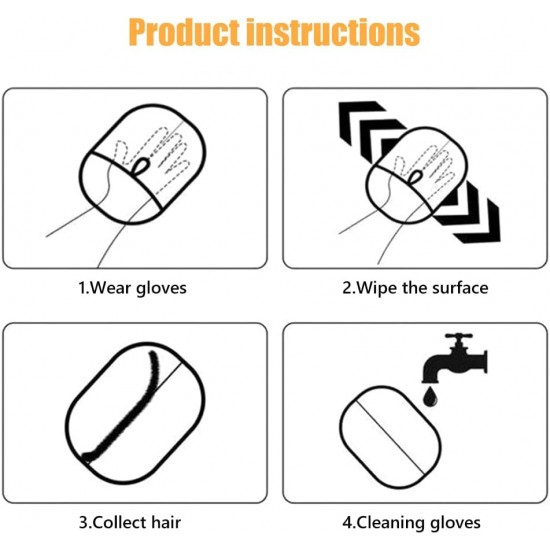 Fiotha Pack of 4 Double Sided Pet Grooming Glove, Reusable Antistatic Gloves, Pet Hair Remover Glove, Versatile Static Removal Gloves for Dog & Cat, for Washing Deshedding Grooming Fiotha Pack of 4 Double Sided Pet Grooming Glove, Reusable Antistatic Gloves, Pet Hair Remover Glove, Versatile Static Removal Gloves for Dog & Cat, for Washing Deshedding Grooming