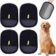 Fiotha Pack of 4 Double Sided Pet Grooming Glove, Reusable Antistatic Gloves, Pet Hair Remover Glove, Versatile Static Removal Gloves for Dog & Cat, for Washing Deshedding Grooming Fiotha Pack of 4 Double Sided Pet Grooming Glove, Reusable Antistatic Gloves, Pet Hair Remover Glove, Versatile Static Removal Gloves for Dog & Cat, for Washing Deshedding Grooming