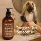 Flamingo Dog Shampoo - with Argan Oil - for Dogs with Long Fur 500 ml - Suitable for All Fur and Skin Types - Natural Shine of the Coat - Sensitive