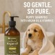 Flamingo Dog Shampoo - with Argan Oil - for Dogs with Long Fur 500 ml - Suitable for All Fur and Skin Types - Natural Shine of the Coat - Sensitive