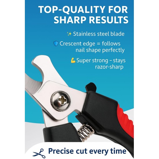 Flamingo Knippie Claw Scissors for Dogs - Professional Claw Cutter Large - 5.7 x 16 x 2.1 cm, Ideal for Labradors, German Shepherds, Rottweilers and Golden Retrievers XL Flamingo Knippie Claw Scissors for Dogs - Professional Claw Cutter Large - 5.7 x 16 x 2.1 cm, Ideal for Labradors, German Shepherds, Rottweilers and Golden Retrievers XL