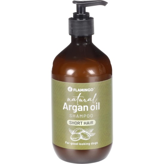 Flamingo Natural Shampoo with Argan Oil for Dogs with a Dark Coat 500 ml - Suitable for All Fur and Skin Types - Nourishes and Nourishes the Coat - Strengthens the Colour and Shine of the Dark Coat Flamingo Natural Shampoo with Argan Oil for Dogs with a Dark Coat 500 ml - Suitable for All Fur and Skin Types - Nourishes and Nourishes the Coat - Strengthens the Colour and Shine of the Dark Coat