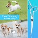 FlyWave Dog Scissors, Fur Scissors, Dog Scissors, Fur Scissors, Dog Scissors for Dogs, Cats and Cats Trimming Hair, Easy Trimming, Tidy and Clear
