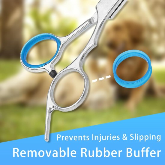 FlyWave Dog Scissors, Fur Scissors, Dog Scissors, Fur Scissors, Dog Scissors for Dogs, Cats and Cats Trimming Hair, Easy Trimming, Tidy and Clear FlyWave Dog Scissors, Fur Scissors, Dog Scissors, Fur Scissors, Dog Scissors for Dogs, Cats and Cats Trimming Hair, Easy Trimming, Tidy and Clear