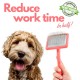 Flying Pawfect Pet Slicker Brush with Soft Flexible Massage Pens, Detangling and Deshedding for Thick Coat, Loose Hair and Undercoat, Professional Grooming Tool Flying Pawfect Pet Slicker Brush with Soft Flexible Massage Pens, Detangling and Deshedding for Thick Coat, Loose Hair and Undercoat, Professional Grooming Tool