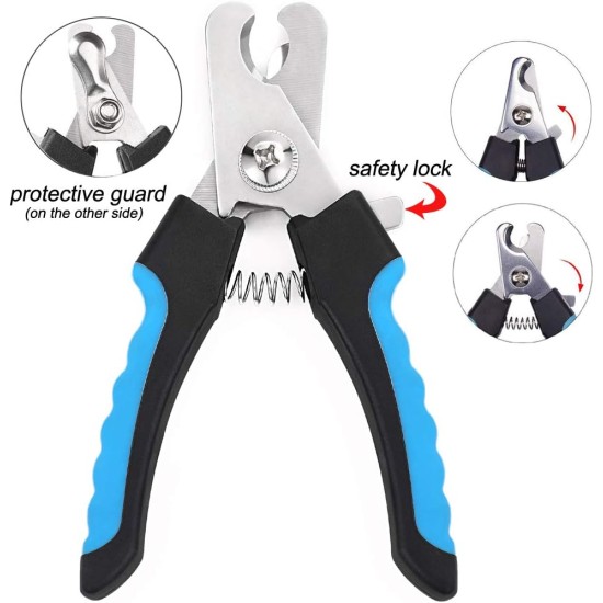 Freewindo Dog Scissors, Grooming Scissors, Round Tip, Durable Stainless Steel, Dog Scissors, Dog Nail Clippers for Whole Body Care Freewindo Dog Scissors, Grooming Scissors, Round Tip, Durable Stainless Steel, Dog Scissors, Dog Nail Clippers for Whole Body Care
