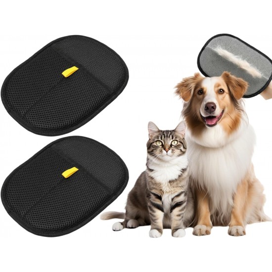 Fur Magnet Gloves, Pack of 2 Pet Hair Removal Gloves, Fur Magnet Gloves, Double-Sided, Animal Hair Remover Glove, Double-Sided, Antistatic Hair Removal, for Dogs and Cats Fur Magnet Gloves, Pack of 2 Pet Hair Removal Gloves, Fur Magnet Gloves, Double-Sided, Animal Hair Remover Glove, Double-Sided, Antistatic Hair Removal, for Dogs and Cats