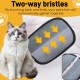 Fur Magnet Gloves, Pack of 2 Pet Hair Removal Gloves, Fur Magnet Gloves, Double-Sided, Animal Hair Remover Glove, Double-Sided, Antistatic Hair Removal, for Dogs and Cats