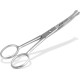 Fur scissors, paw scissors, bent, dogs hair, with micro-serration, 11,5 cm Fur scissors, paw scissors, bent, dogs hair, with micro-serration, 11,5 cm