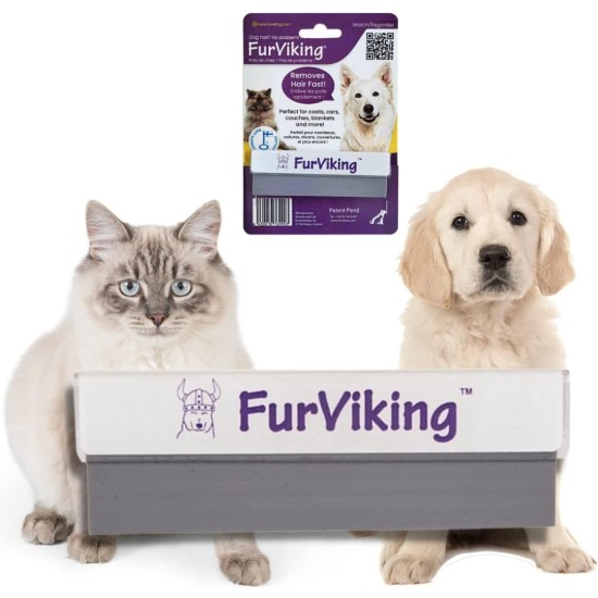 FurViking Pet Hair Remover | Cat and Dog Hair Removal from Car, Home, Clothes FurViking Pet Hair Remover | Cat and Dog Hair Removal from Car, Home, Clothes