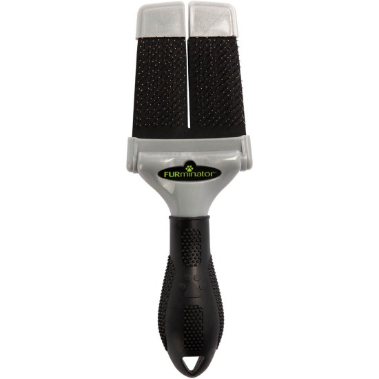 Furminator Slicker Brush Size L Hard - Large Brush with Hard Bristles for Dogs and Cats with Curly, Medium or Long Fur Furminator Slicker Brush Size L Hard - Large Brush with Hard Bristles for Dogs and Cats with Curly, Medium or Long Fur
