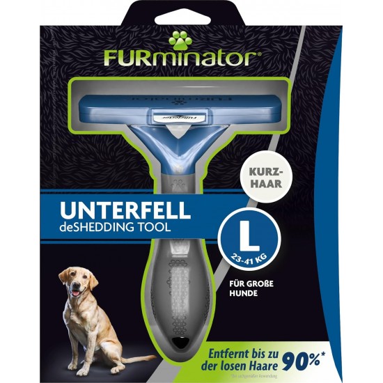 Furminator deShedding Tool, Dog Size S, Short Hair, Dog Brush for Big Dogs, Undercoat Removal, Improved Design Furminator deShedding Tool, Dog Size S, Short Hair, Dog Brush for Big Dogs, Undercoat Removal, Improved Design