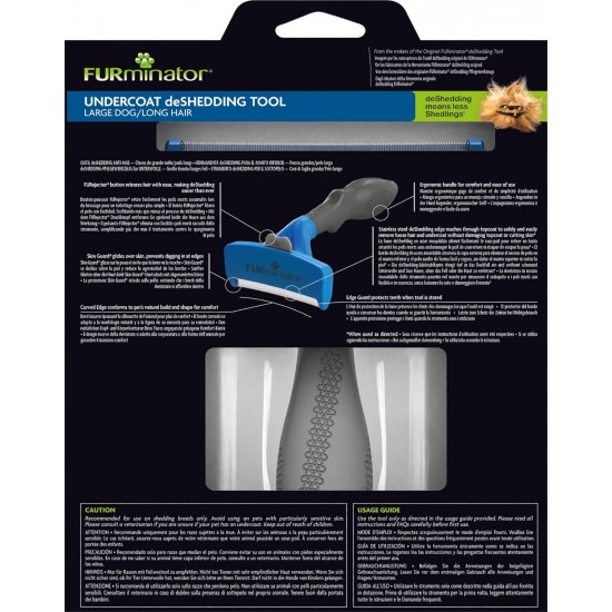 Furminator deShedding Tool, Dog Size S, Short Hair, Dog Brush for Big Dogs, Undercoat Removal, Improved Design Furminator deShedding Tool, Dog Size S, Short Hair, Dog Brush for Big Dogs, Undercoat Removal, Improved Design
