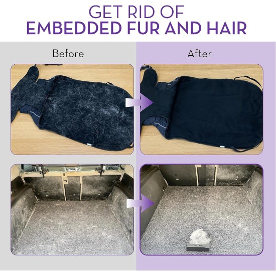 Furviking Pet Hair Remover Reusable Cleaning and Detailing Tool for Dog and Cat Removal | Easily Cleans Pet Fur from Your Home, Sofa, Bed, Carpet, Clothes and Car Furviking Pet Hair Remover Reusable Cleaning and Detailing Tool for Dog and Cat Removal | Easily Cleans Pet Fur from Your Home, Sofa, Bed, Carpet, Clothes and Car