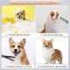 GEMEK Professional Grooming Scissors for Dogs with Round Safety Tips, Dog Grooming Scissors Set - Thinning, Straight, Curved Scissors and Comb for Long Short Hair for Dog Cat Pet