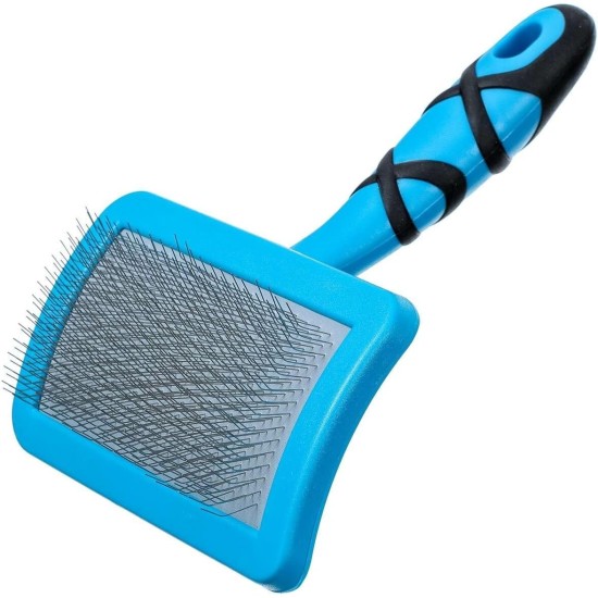 GROOM PROFESSIONAL Large Soft Curved Slicker Brush GROOM PROFESSIONAL Large Soft Curved Slicker Brush
