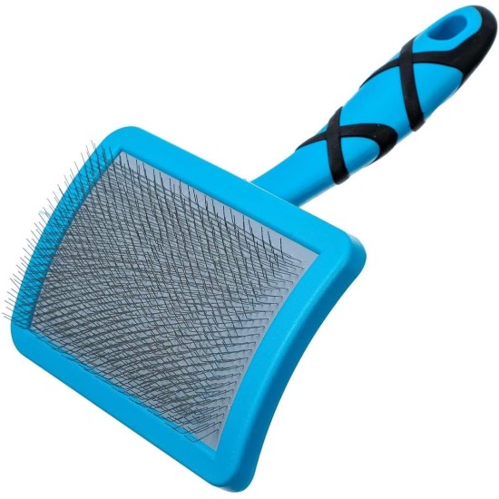 GROOM PROFESSIONAL Large Soft Curved Slicker Brush GROOM PROFESSIONAL Large Soft Curved Slicker Brush
